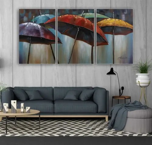Tablou umbrele — tablou canvas