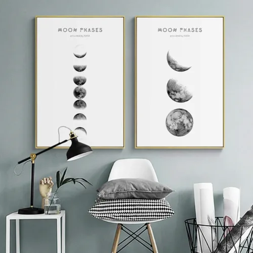 Tablouri fazele lunii — tablou canvas