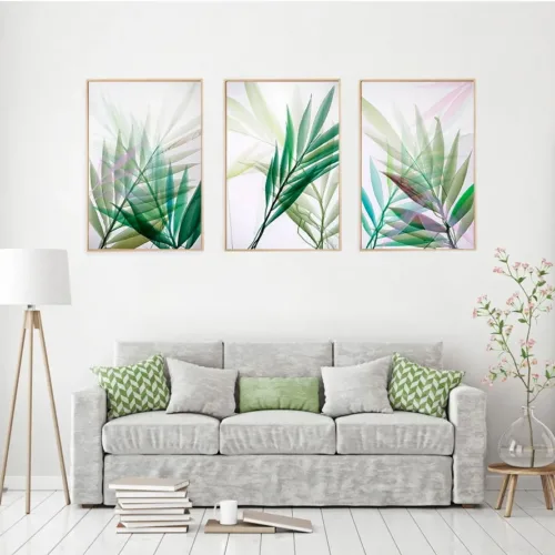Set tablouri plante tropicale colorate