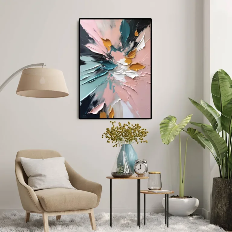 Tablou abstract în culori vibrante — tablou canvas