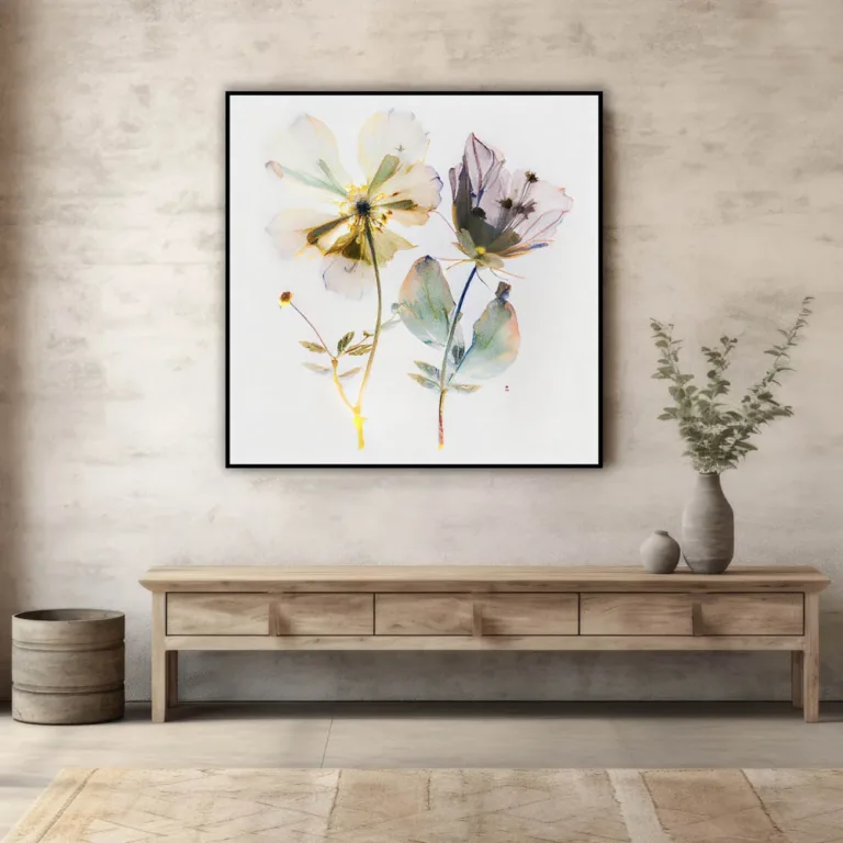 Tablou cu flori abstracte multicolore — tablou canvas