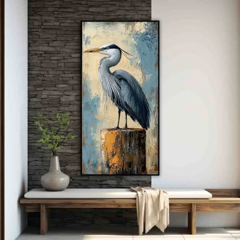 Tablou cu pescăruș — tablou canvas